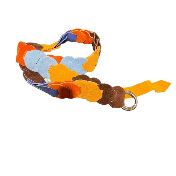 70s Suede Circle Belt - Picture 3 of 5